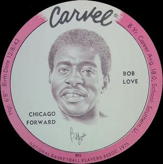 1975 Carvel Discs #NNO Bob Love Front