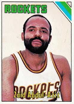 1975-76 Topps #49 Zaid Abdul-Aziz Front