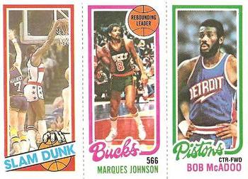 1980-81 Topps #89 / 144 / 257 Elvin Hayes / Marques Johnson / Bob McAdoo Front