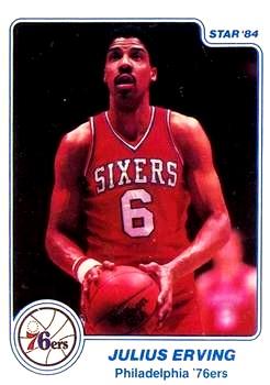 1983-84 Star #1 Julius Erving Front