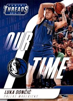 2018-19 Panini Threads - Our Time #15 Luka Doncic Front