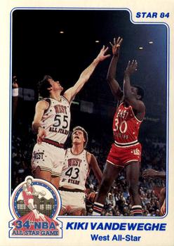 1984 Star All-Star Game Police #25 Kiki Vandeweghe Front