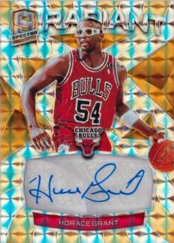 2018-19 Panini Spectra - Radiant Signatures Neon Orange #RS-HGT Horace Grant Front