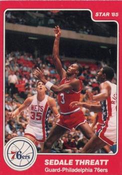 1984-85 Star #209 Sedale Threatt Front