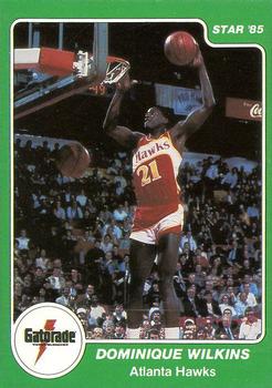 1985 Star Gatorade Slam Dunk #8 Dominique Wilkins Front