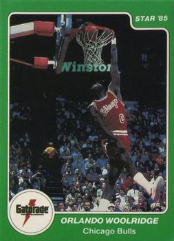 1985 Star Gatorade Slam Dunk #9 Orlando Woolridge Front