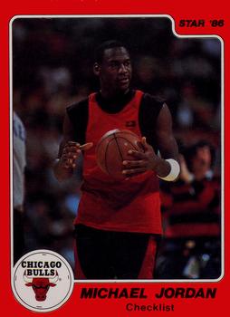 1986 Star Michael Jordan #1 Michael Jordan Front