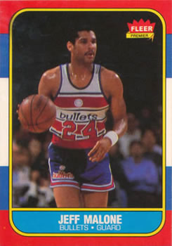 1986-87 Fleer #67 Jeff Malone Front