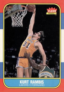 1986-87 Fleer #89 Kurt Rambis Front