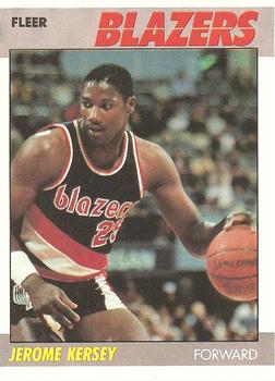 1987-88 Fleer #60 Jerome Kersey Front