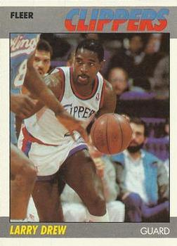 1987-88 Fleer #29 Larry Drew Front