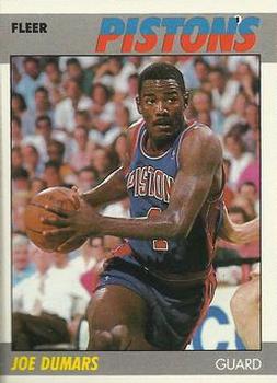 1987-88 Fleer #31 Joe Dumars Front