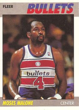 1987-88 Fleer #69 Moses Malone Front