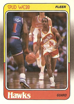 1988-89 Fleer #4 Spud Webb Front