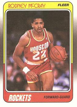 1988-89 Fleer #52 Rodney McCray Front