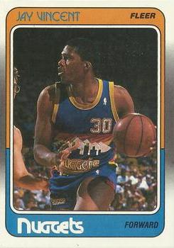 1988-89 Fleer #38 Jay Vincent Front