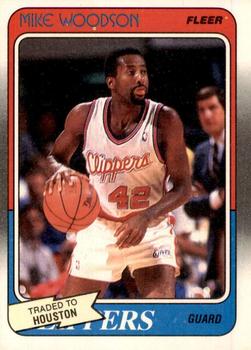 1988-89 Fleer #63 Mike Woodson Front