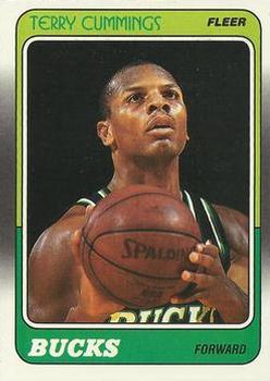 1988-89 Fleer #74 Terry Cummings Front