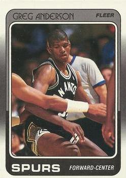 1988-89 Fleer #101 Greg Anderson Front