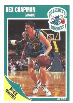 1989-90 Fleer #15 Rex Chapman Front