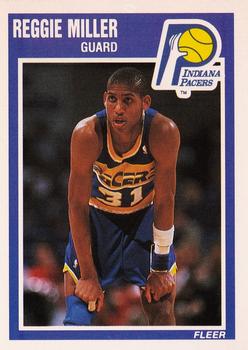 1989-90 Fleer #65 Reggie Miller Front