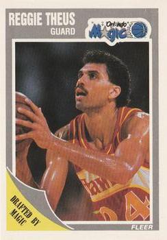 1989-90 Fleer #111 Reggie Theus Front