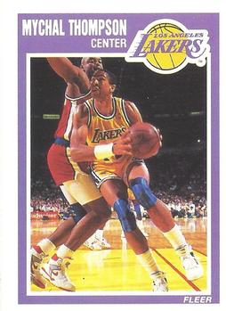 1989-90 Fleer #79 Mychal Thompson Front