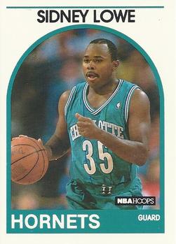 1989-90 Hoops #31 Sidney Lowe Front