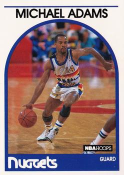 1989-90 Hoops #52 Michael Adams Front