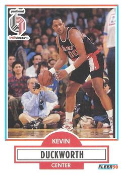 1990-91 Fleer #155 Kevin Duckworth Front