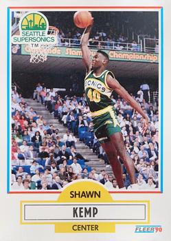 1990-91 Fleer #178 Shawn Kemp Front