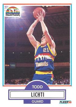 SKU83a161 1992-93 Ultra #51 Todd Lichti DENVER NUGGETS STANFORD