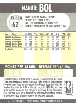  1990-91 NBA Hoops #112 Manute Bol SP Golden State Warriors  Official Basketball Trading Card : Collectibles & Fine Art