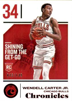 2018-19 Panini Chronicles - Red #98 Wendell Carter Jr. Front