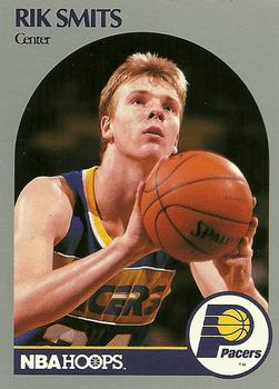 1990-91 Hoops #139 Rik Smits Front