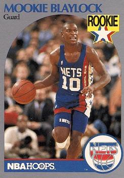 1990-91 Hoops #193 Mookie Blaylock Front