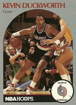 1990-91 Hoops #246 Kevin Duckworth Front