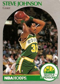 1990-91 Hoops #278 Steve Johnson Front