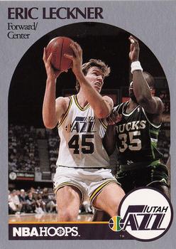 1990-91 Hoops #291 Eric Leckner Front