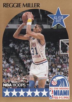 1990-91 Hoops #7 Reggie Miller Front