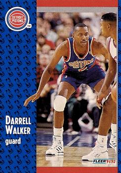 1991-92 Fleer #282 Darrell Walker Front