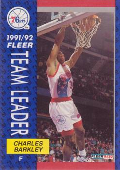 1991-92 Fleer #391 Charles Barkley Front