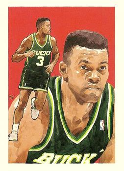 1991-92 Hoops #517 Dale Ellis Front