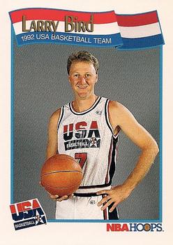 1991-92 Hoops #576 Larry Bird Front