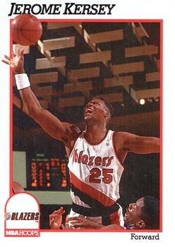 1991-92 Hoops #176 Jerome Kersey Front