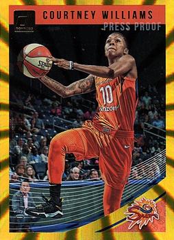2019 Donruss WNBA - Gold Laser Press Proof #64 Courtney Williams Front