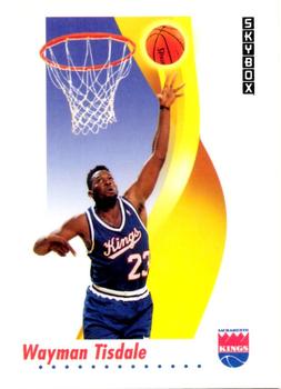 1991-92 SkyBox #252 Wayman Tisdale Front