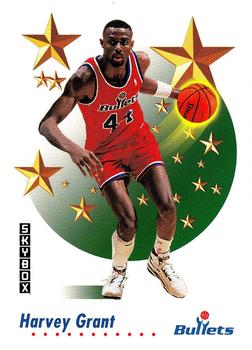 1991-92 SkyBox #512 Harvey Grant Front