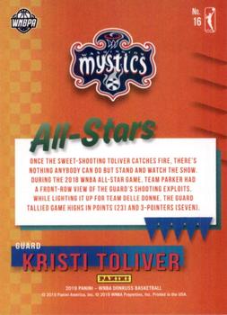 2019 Donruss WNBA - All-Stars #16 Kristi Toliver Back