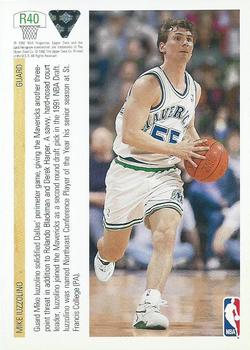 1991-92 Upper Deck - Rookie Standouts #R40 Mike Iuzzolino Back